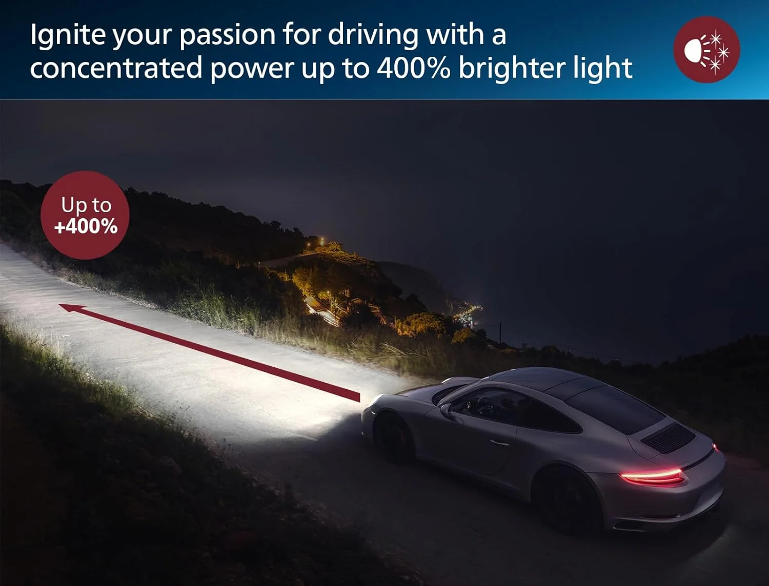 لامپ چراغ جلوی خودرو LED فیلیپس Ultinon Pro9200 (H9/H11)، +400%، 5.800K، مجموعه 2 عددی لامپ چراغ جلوی خودرو LED فیلیپس Ultinon Pro9200 (H9/H11)، +400%، 5.800K، مجموعه 2 عددی