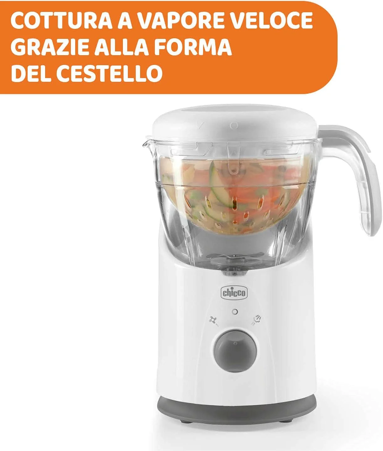 بخارپز کودک چیکو مدل Easy Meal (6 ماه به بالا) بخارپز کودک چیکو مدل Easy Meal (6 ماه به بالا)