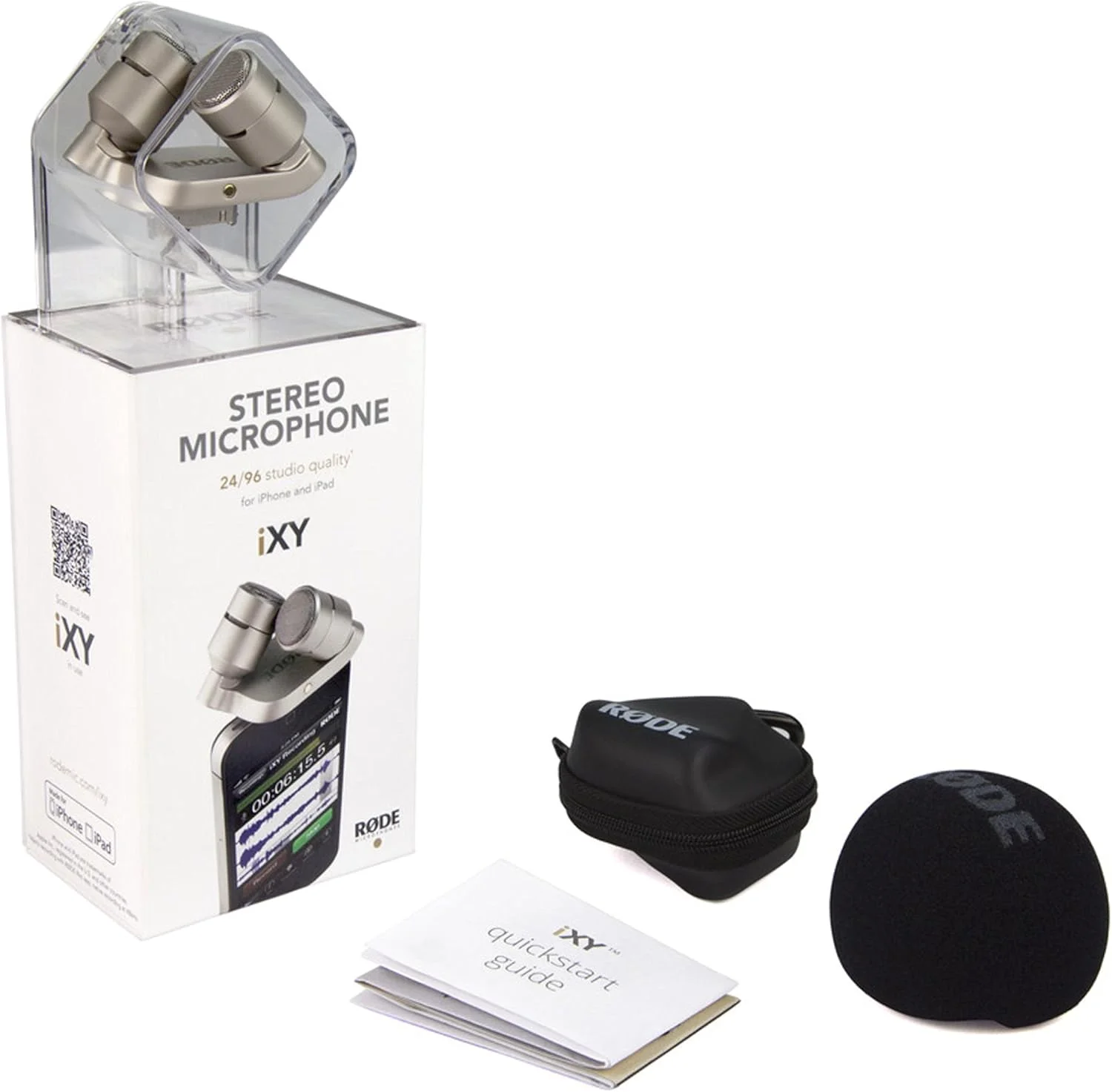 میکروفون استریو با کیفیت استودیویی RØDE iXY 24/96 برای آیفون/آیپد میکروفون استریو با کیفیت استودیویی RØDE iXY 24/96 برای آیفون/آیپد