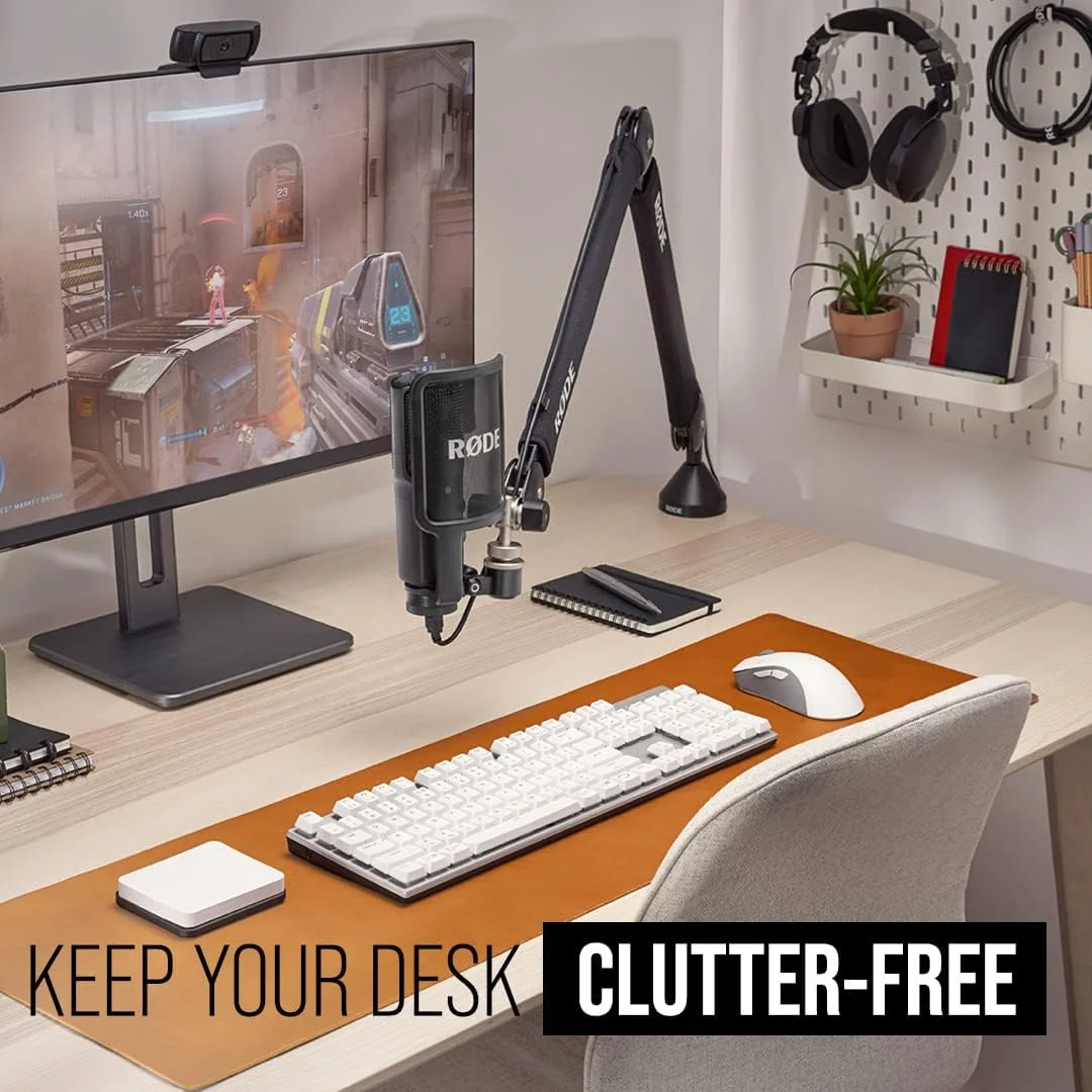 بازوی استودیویی حرفه ای RØDE PSA1+ با فنربندی و مدیریت کابل