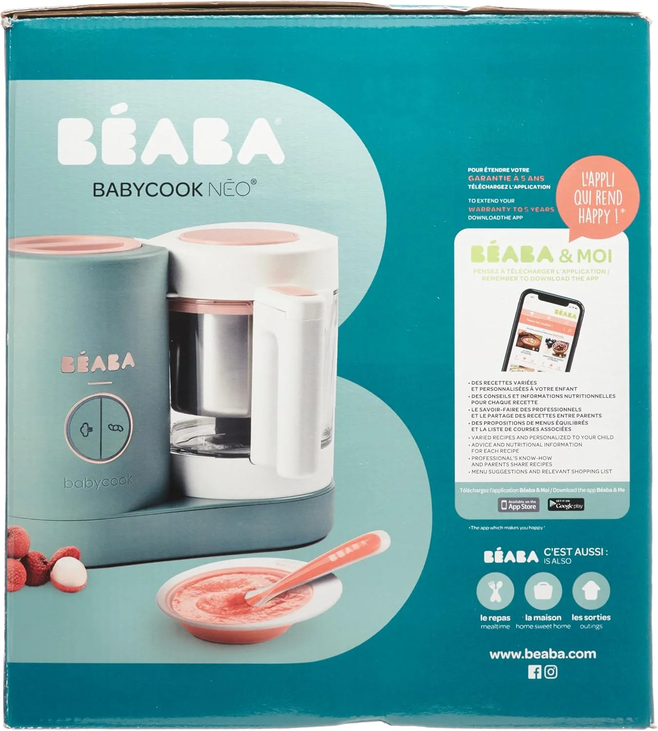 غذاساز کودک ب‌ا‌با Babycook Neo Eucalyptus