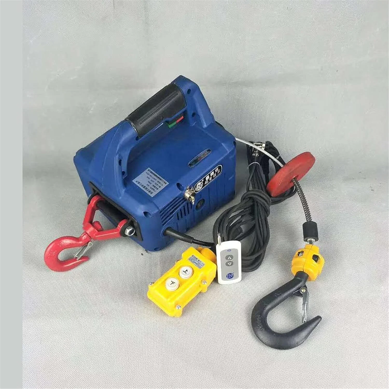 وینچ بالابر GZDZHP 500KG، بالابر برقی قابل حمل، وینچ برقی سیم بکسلی فولادی، وینچ بالابر 3 در 1 (رنگ: دستی 7.6 متری) وینچ بالابر GZDZHP 500KG، بالابر برقی قابل حمل، وینچ برقی سیم بکسلی فولادی، وینچ بالابر 3 در 1 (رنگ: دستی 7.6 متری)