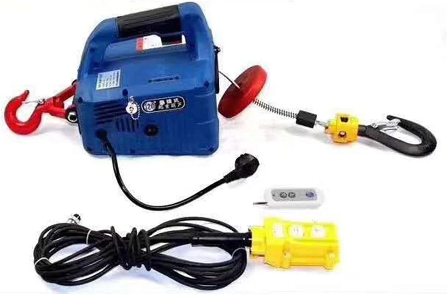 بالابر برقی DJSLO 500KG، بالابر برقی قابل حمل، وینچ دستی برقی، بلوک کششی، بالابر سیم بکسل فولادی برقی، طناب بکسل 220 ولت/ (اندازه: دستی 19 متر) - تصویر 2 بالابر برقی DJSLO 500KG، بالابر برقی قابل حمل، وینچ دستی برقی، بلوک کششی، بالابر سیم بکسل فولادی برقی، طناب بکسل 220 ولت/ (اندازه: دستی 19 متر) - تصویر 2