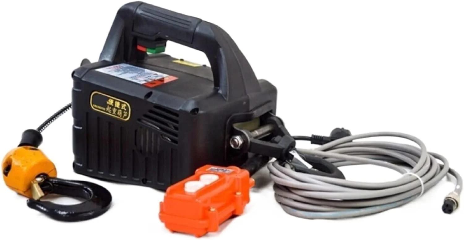 بالابر برقی قابل حمل BDKSEXBF با ظرفیت 300 کیلوگرم، وینچ دستی، بلوک کششی، سیم بکسل فولادی، بالابر، طناب کششی