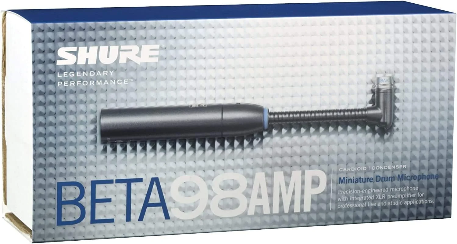 میکروفون خازنی ساز Shure، تک (BETA 98AMP/C) میکروفون خازنی ساز Shure، تک (BETA 98AMP/C)