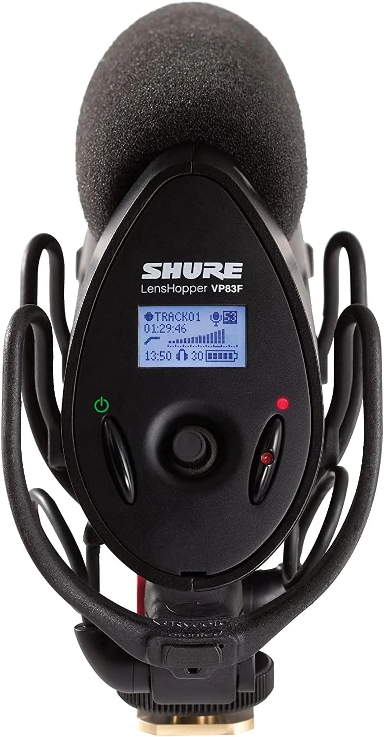 میکروفون کندانسور Shure VP83F قابل نصب روی دوربین با ضبط فلش یکپارچه، نگهدارنده میکروفون ممتاز برای وبلاگ نویسی برای دوربین های DSLR و HD میکروفون کندانسور Shure VP83F قابل نصب روی دوربین با ضبط فلش یکپارچه، نگهدارنده میکروفون ممتاز برای وبلاگ نویسی برای دوربین های DSLR و HD