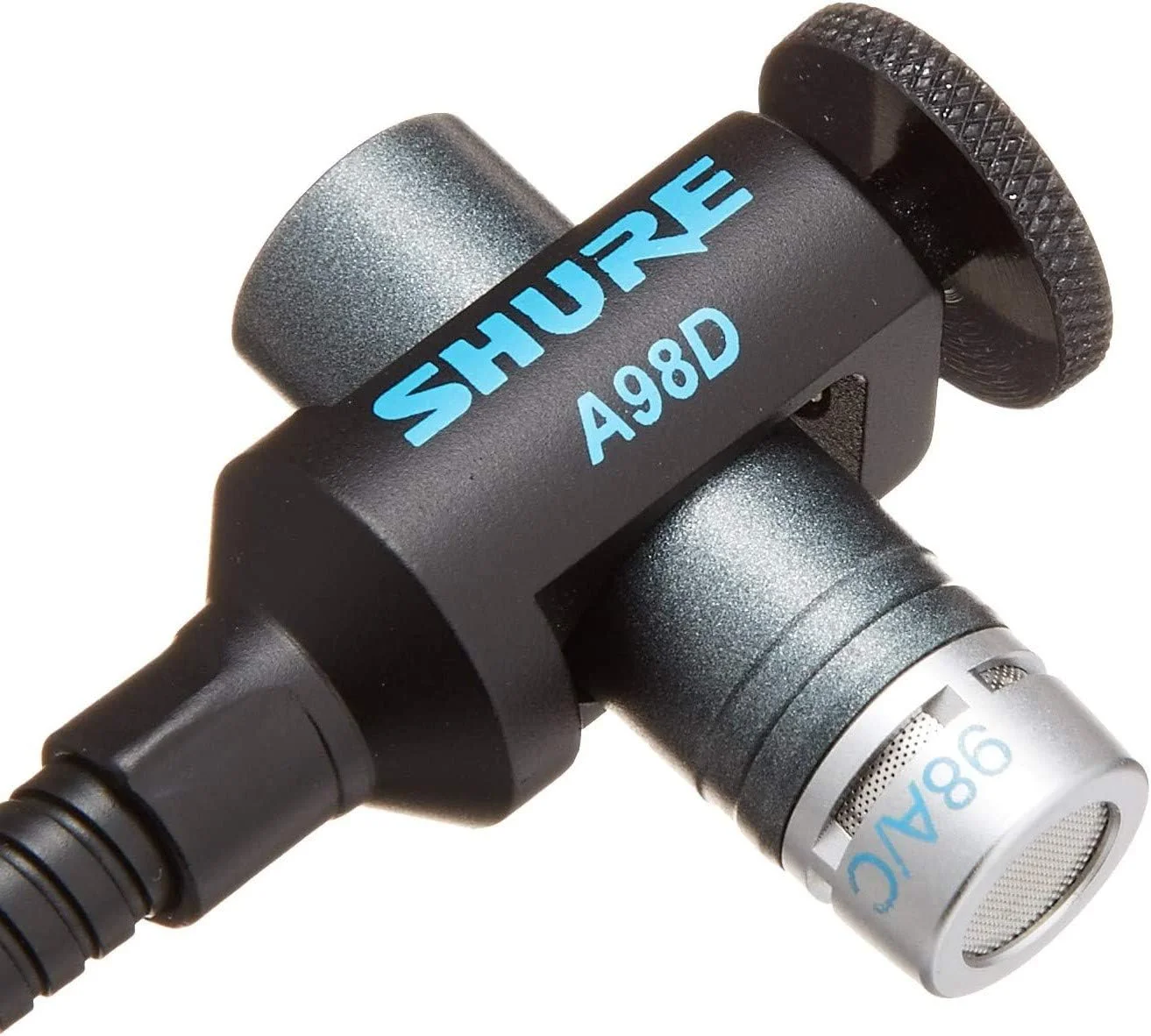 میکروفون درام کاندنسر کاردیوئید مینیاتوری Shure Beta 98AD/C (شامل پیش تقویت کننده خطی RPM626، پایه درام A98D و کابل 25') میکروفون درام کاندنسر کاردیوئید مینیاتوری Shure Beta 98AD/C (شامل پیش تقویت کننده خطی RPM626، پایه درام A98D و کابل 25')