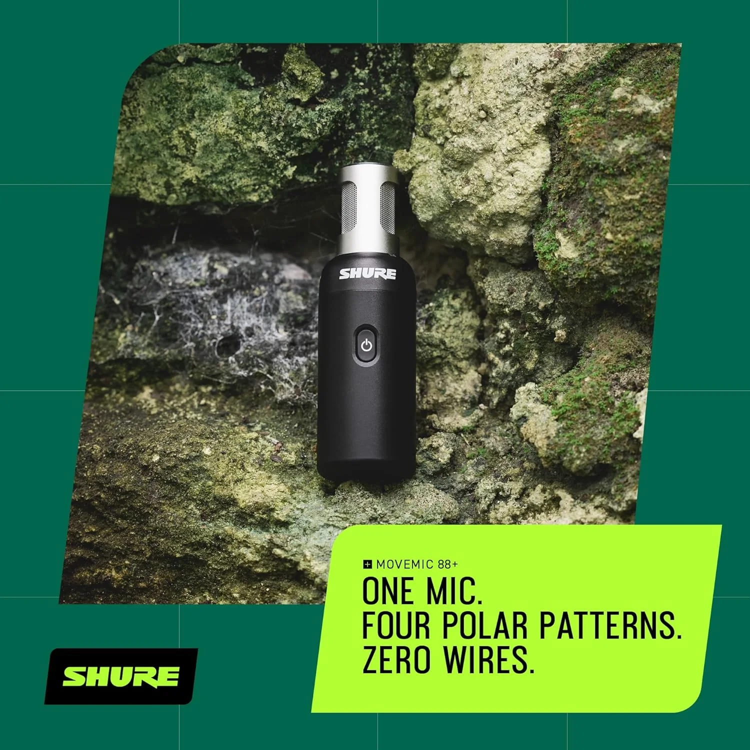 میکروفون بی سیم Shure MoveMic 88+ - ضبط کننده صدای حرفه ای برای فیلم/ضبط میدانی مصاحبه ها، میکروفون استریو 4 الگوی قطبی | سازگار با iOS/Android از طریق برنامه Motiv (MV88+W-Z7) میکروفون بی سیم Shure MoveMic 88+ - ضبط کننده صدای حرفه ای برای فیلم/ضبط میدانی مصاحبه ها، میکروفون استریو 4 الگوی قطبی | سازگار با iOS/Android از طریق برنامه Motiv (MV88+W-Z7)