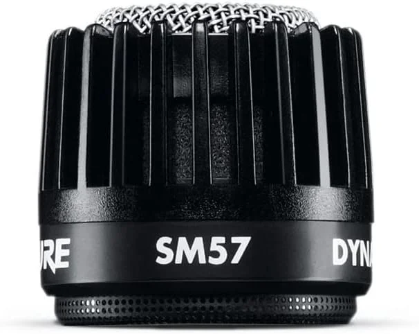 میکروفون ساز Shure SM57، دینامیک، کاردیود، آماده استودیو، برای اجرای زنده ساز و ضبط صدای حرفه ای، مشکی