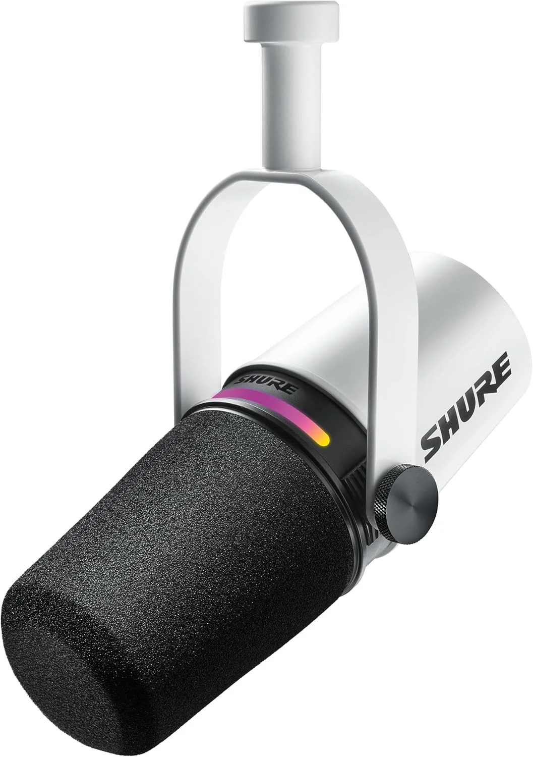 میکروفون پادکست Shure MV7+، صدای بهبود یافته، پنل لمسی LED، خروجی های USB-C و XLR، حالت سطح خودکار، فیلتر پاپ دیجیتال، جلوه های Reverb، پادکست، استریمینگ، ضبط - سفید میکروفون پادکست Shure MV7+، صدای بهبود یافته، پنل لمسی LED، خروجی های USB-C و XLR، حالت سطح خودکار، فیلتر پاپ دیجیتال، جلوه های Reverb، پادکست، استریمینگ، ضبط - سفید