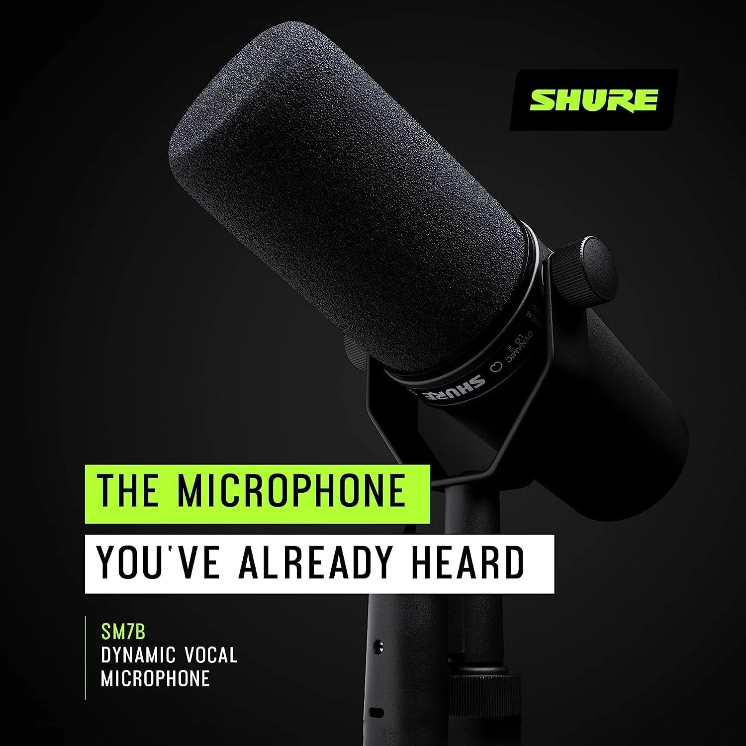 میکروفون استودیویی کاردیوید Shure SM7B + رابط دیجیتال XLR به USB Shure MVX2U با جک هدفون میکروفون استودیویی کاردیوید Shure SM7B + رابط دیجیتال XLR به USB Shure MVX2U با جک هدفون