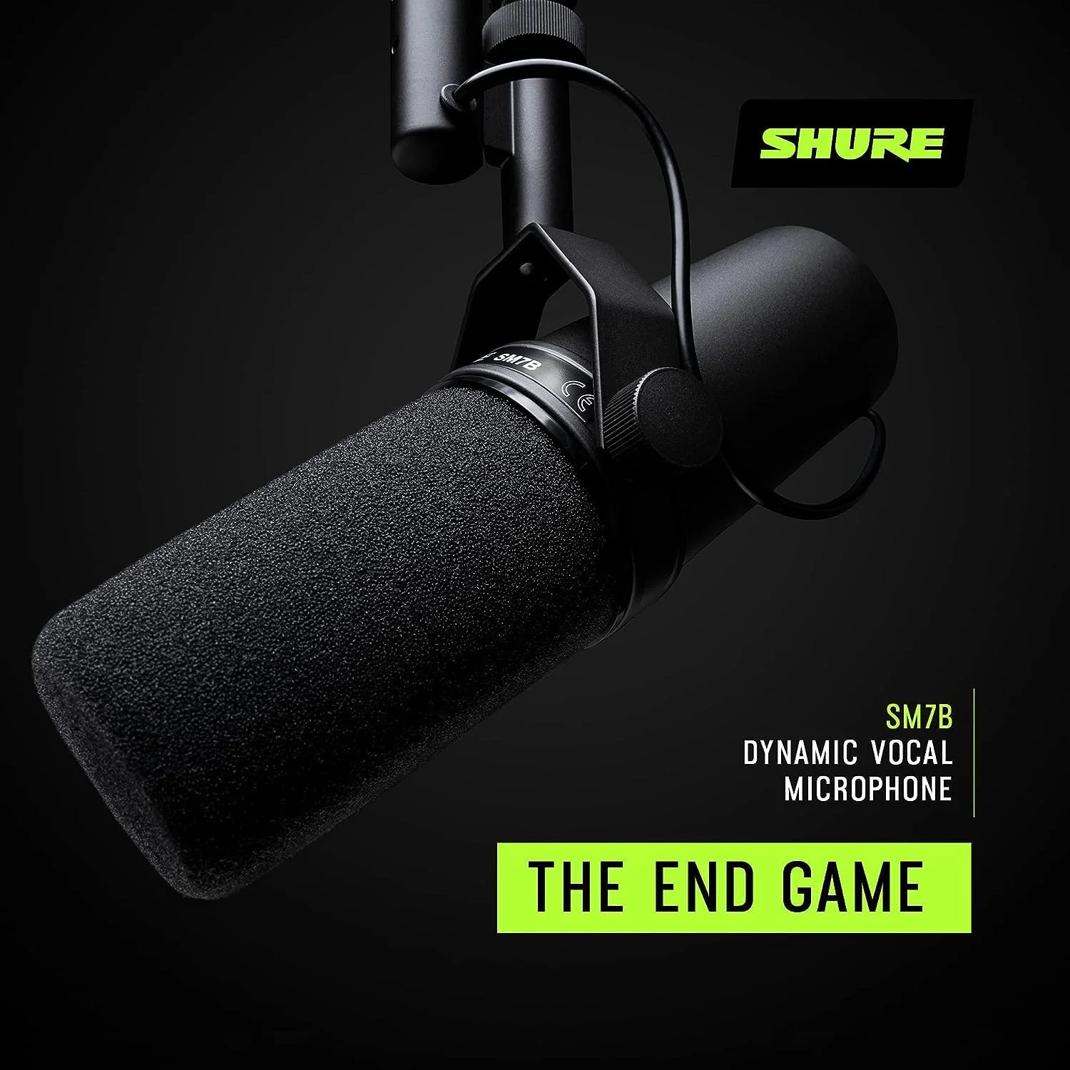 میکروفون استودیویی کاردیوید Shure SM7B + رابط دیجیتال XLR به USB Shure MVX2U با جک هدفون میکروفون استودیویی کاردیوید Shure SM7B + رابط دیجیتال XLR به USB Shure MVX2U با جک هدفون
