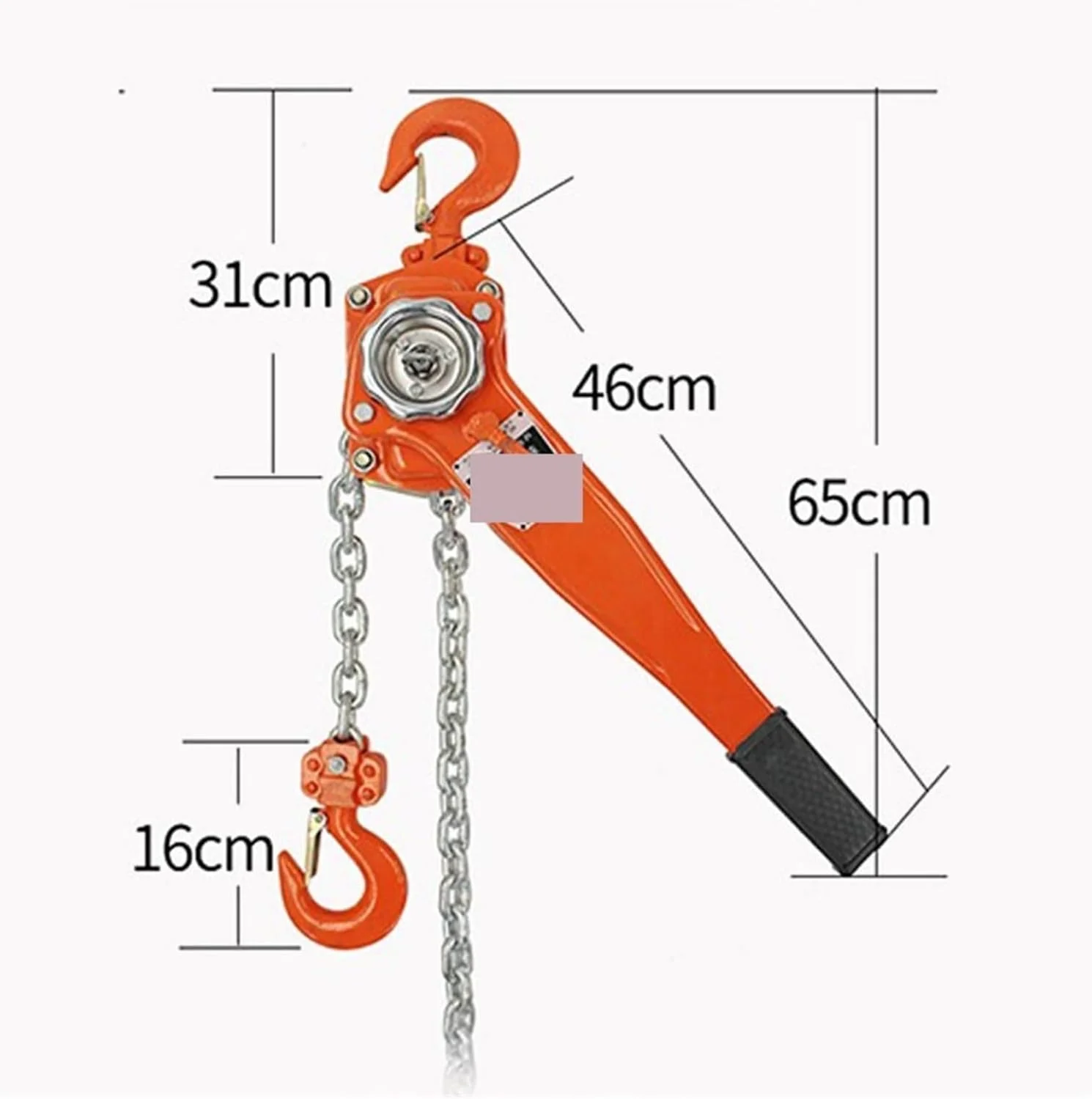 بالابر زنجیری اهرمی قدرتمند AJWYSOI، بالابر زنجیری اهرمی دستی 1.5 تنی 1.5 متری، بالابر دستی قابل حمل، قرقره کششی با ظرفیت بالا، ساختار محکم بالابر زنجیری اهرمی قدرتمند AJWYSOI، بالابر زنجیری اهرمی دستی 1.5 تنی 1.5 متری، بالابر دستی قابل حمل، قرقره کششی با ظرفیت بالا، ساختار محکم