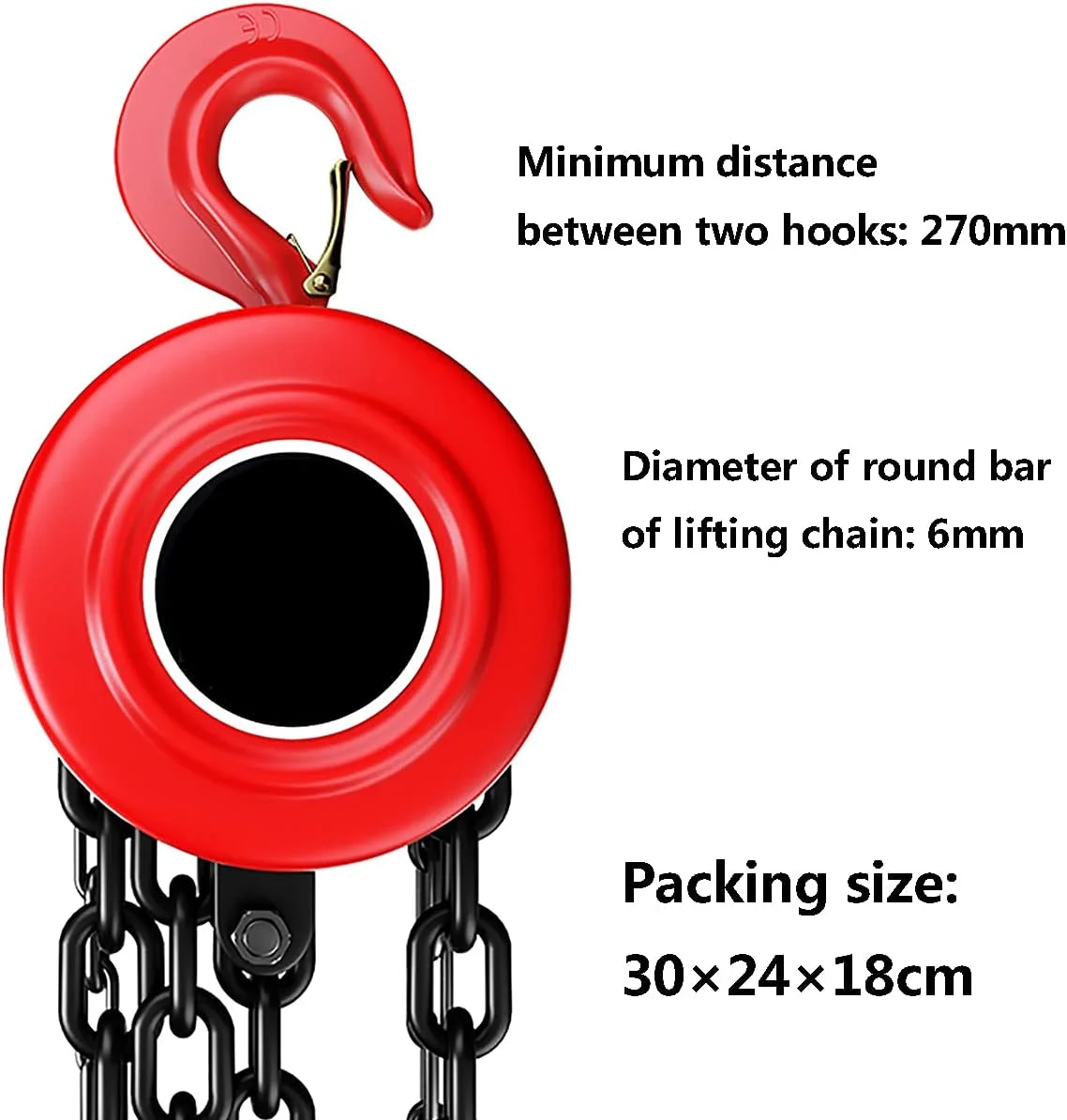 DJGwsxu بالابر دستی 1 تنی با زنجیر اهرمی 3 متری، 2204 پوند، 10 فوت، بالابر زنجیری جغجغه ای، قرقره کششی برای انبارها و گاراژها، 1 تن، 2.3 متر (4.6 متر) DJGwsxu بالابر دستی 1 تنی با زنجیر اهرمی 3 متری، 2204 پوند، 10 فوت، بالابر زنجیری جغجغه ای، قرقره کششی برای انبارها و گاراژها، 1 تن، 2.3 متر (4.6 متر)