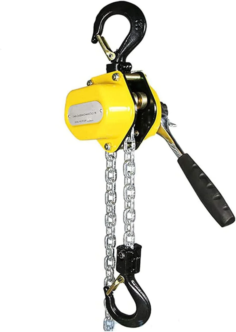 بالابر زنجیری دستی 0.5 تنی با اهرم، قرقره، وینچ و زنجیر گالوانیزه 1.5 متری/3 متری ارگونومیک