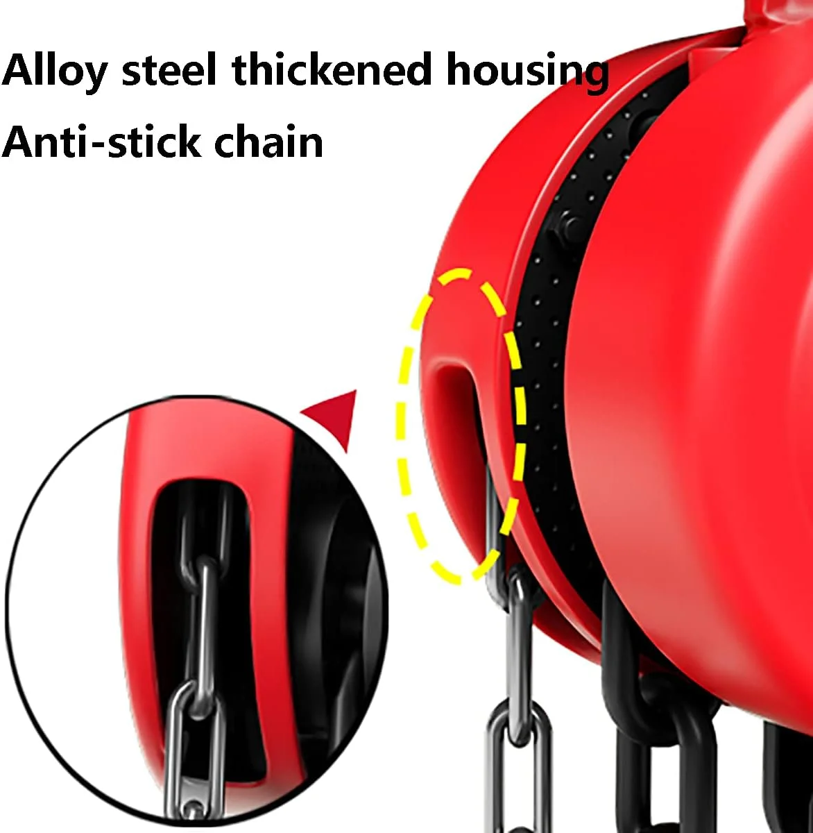 DJGwsxu بالابر دستی 1 تنی با زنجیر اهرمی 3 متری، 2204 پوند، 10 فوت، بالابر زنجیری جغجغه ای، قرقره کششی برای انبارها و گاراژها، 1 تن، 2.3 متر (4.6 متر) DJGwsxu بالابر دستی 1 تنی با زنجیر اهرمی 3 متری، 2204 پوند، 10 فوت، بالابر زنجیری جغجغه ای، قرقره کششی برای انبارها و گاراژها، 1 تن، 2.3 متر (4.6 متر)