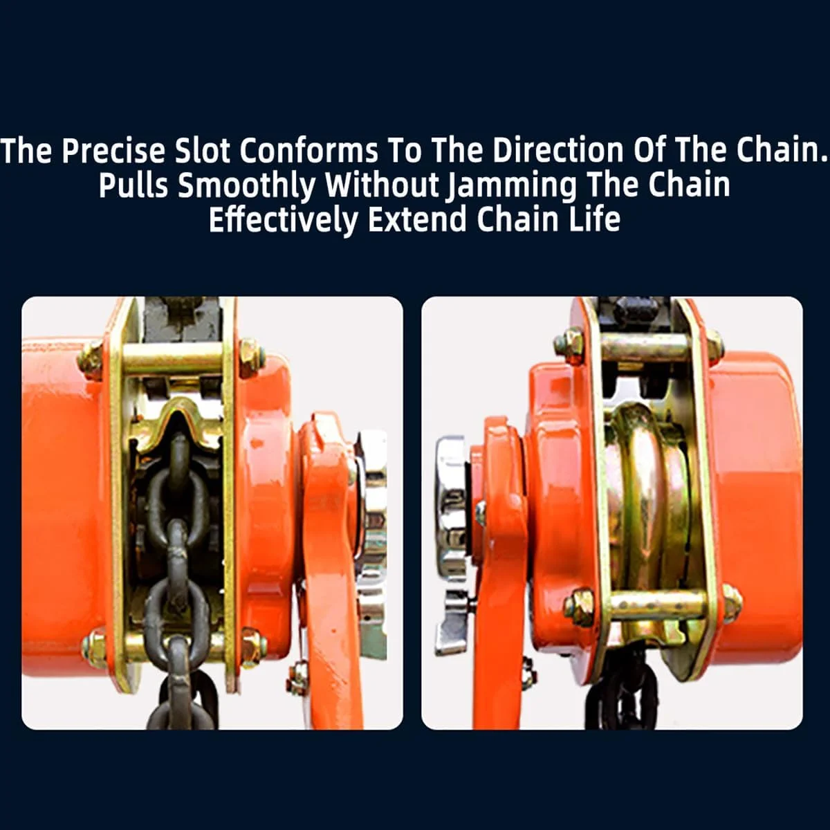 بالابر زنجیری DESHVA با ظرفیت 1.5 تن/3300 پوند، بالابر اهرمی با قلاب، بلوک قرقره زنجیری دستی، بالابر طنابی، زنجیر G80، دسته ضد لغزش، برای بلند کردن و کشیدن - 6 متر بالابر زنجیری DESHVA با ظرفیت 1.5 تن/3300 پوند، بالابر اهرمی با قلاب، بلوک قرقره زنجیری دستی، بالابر طنابی، زنجیر G80، دسته ضد لغزش، برای بلند کردن و کشیدن - 6 متر