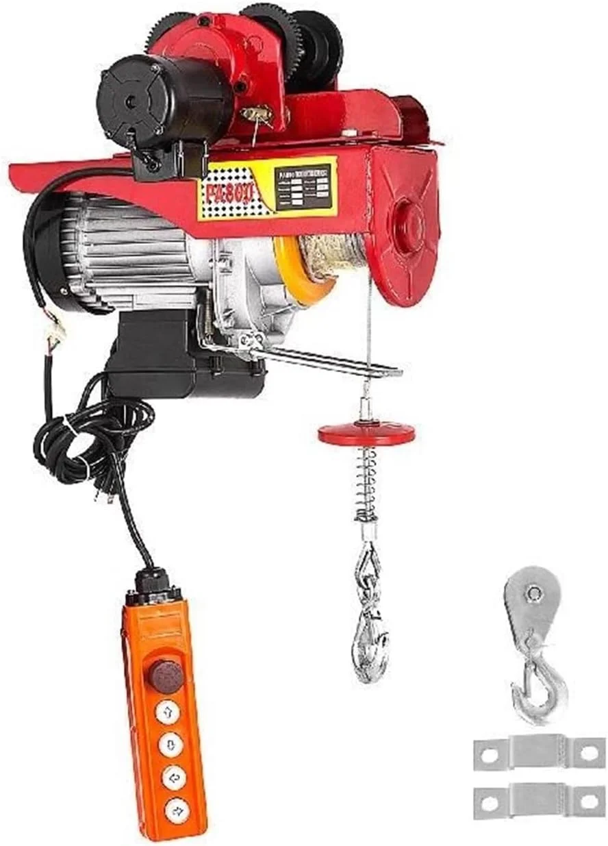 بالابر سیم بکسلی 800 کیلوگرمی 1300 واتی، بالابر برقی اهرمی فولادی، بالابر برقی زنجیری برای کارخانه ها و انبارها