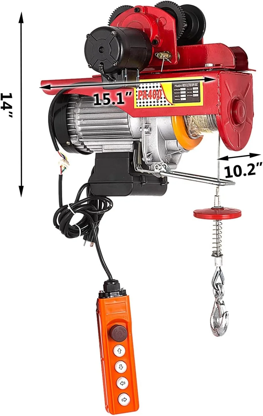 بالابر سیم بکسلی 800 کیلوگرمی 1300 واتی، بالابر برقی اهرمی فولادی، بالابر برقی زنجیری برای کارخانه ها و انبارها