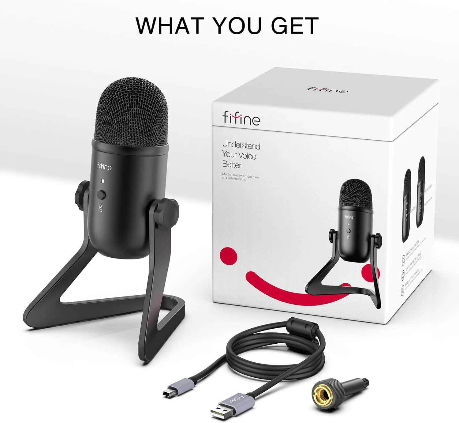 میکروفون USB پادکست FIFINE برای ضبط و استریم روی کامپیوتر و مک، میکروفون گیمینگ کاندنسر برای PS4. خروجی هدفون و کنترل صدا، کنترل گین میکروفون، دکمه قطع صدا برای وکال، یوتیوب (K678) میکروفون USB پادکست FIFINE برای ضبط و استریم روی کامپیوتر و مک، میکروفون گیمینگ کاندنسر برای PS4. خروجی هدفون و کنترل صدا، کنترل گین میکروفون، دکمه قطع صدا برای وکال، یوتیوب (K678)