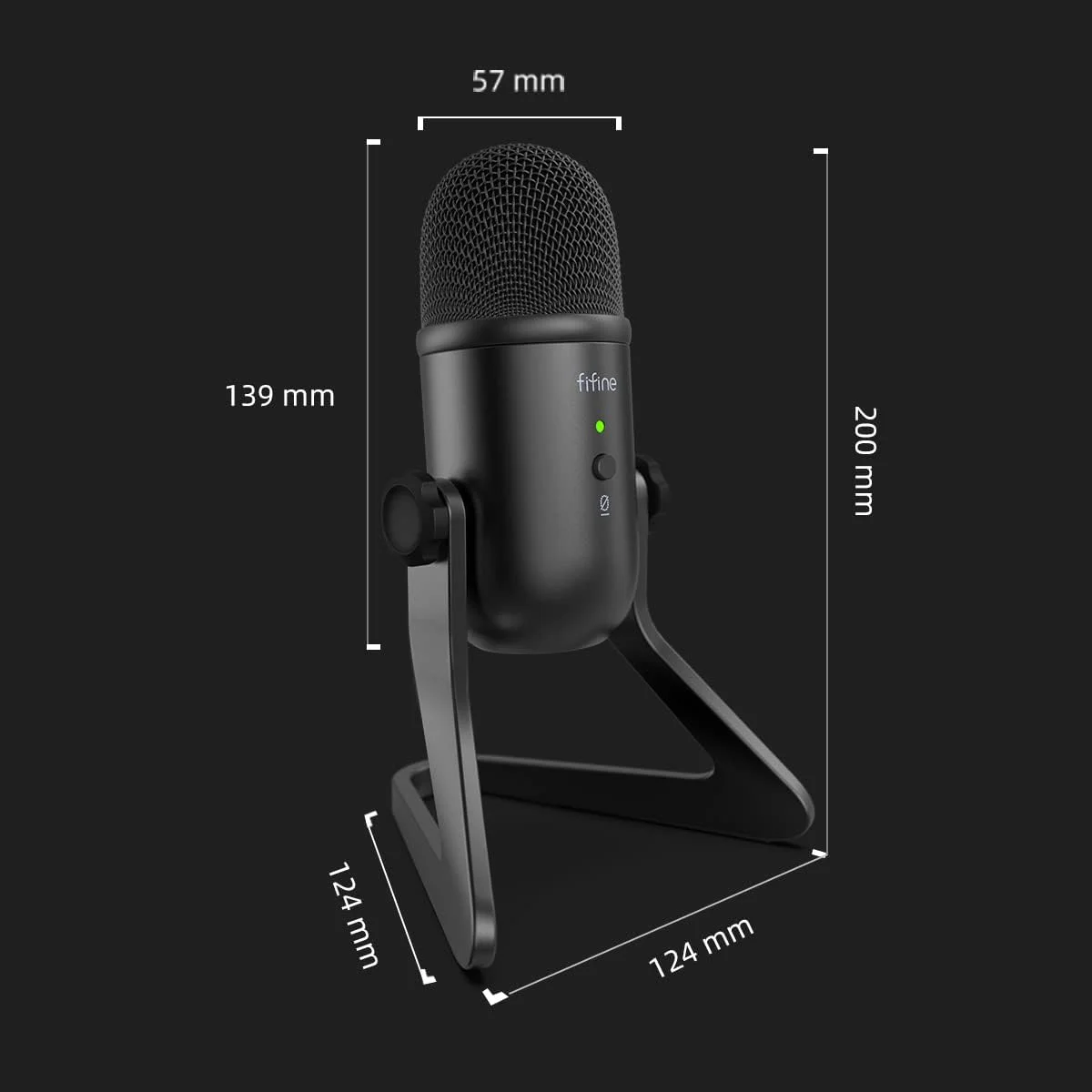 میکروفون USB پادکست FIFINE برای ضبط و استریم روی کامپیوتر و مک، میکروفون گیمینگ کاندنسر برای PS4. خروجی هدفون و کنترل صدا، کنترل گین میکروفون، دکمه قطع صدا برای وکال، یوتیوب (K678) میکروفون USB پادکست FIFINE برای ضبط و استریم روی کامپیوتر و مک، میکروفون گیمینگ کاندنسر برای PS4. خروجی هدفون و کنترل صدا، کنترل گین میکروفون، دکمه قطع صدا برای وکال، یوتیوب (K678)
