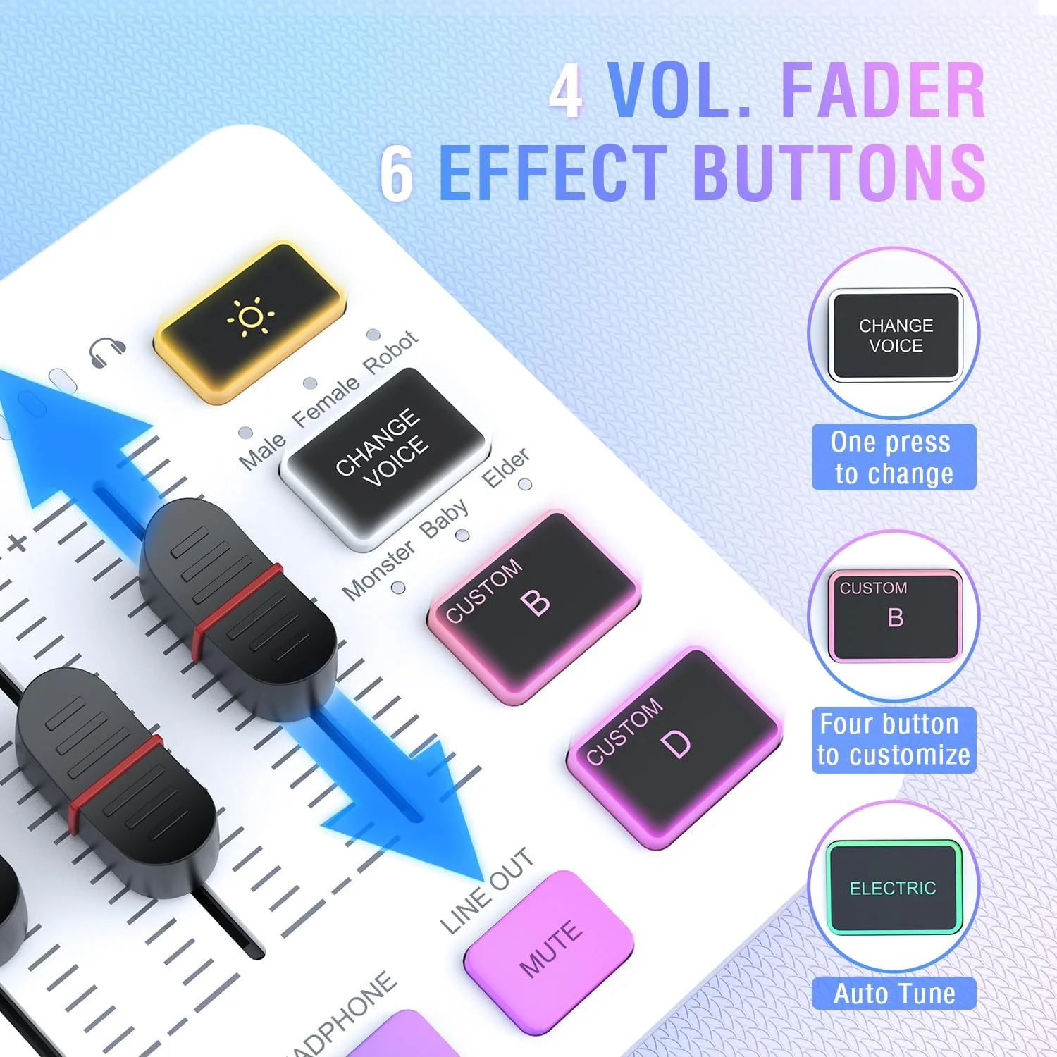 بسته تجهیزات گیمینگ Fifine، میکروفون استریمینگ دینامیک XLR/USB با مجموعه میکسر صدا، میکروفون ضبط پادکست با دکمه تنظیم گین، بازی صوتی - KS5W بسته تجهیزات گیمینگ Fifine، میکروفون استریمینگ دینامیک XLR/USB با مجموعه میکسر صدا، میکروفون ضبط پادکست با دکمه تنظیم گین، بازی صوتی - KS5W