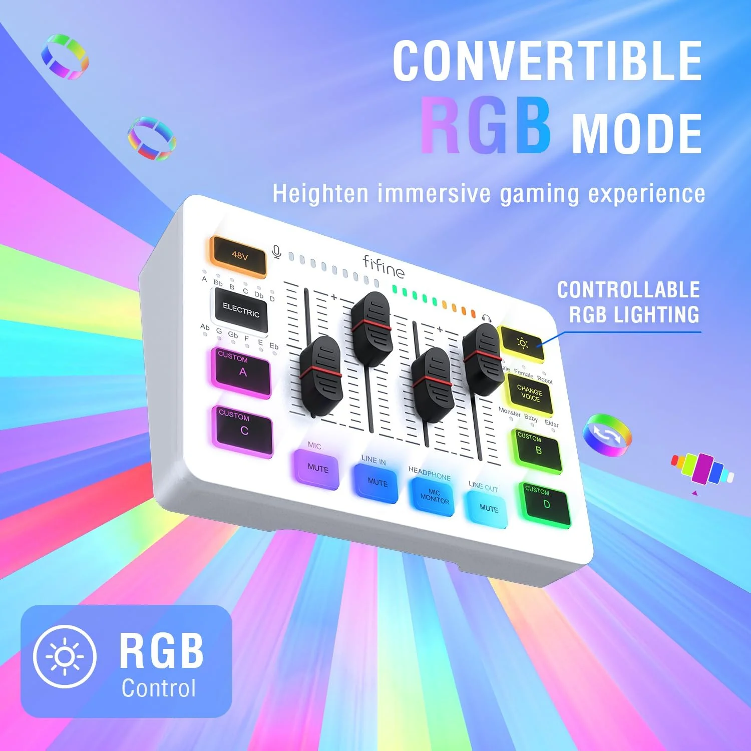 بسته تجهیزات گیمینگ Fifine، میکروفون استریمینگ دینامیک XLR/USB با مجموعه میکسر صدا، میکروفون ضبط پادکست با دکمه تنظیم گین، بازی صوتی - KS5W بسته تجهیزات گیمینگ Fifine، میکروفون استریمینگ دینامیک XLR/USB با مجموعه میکسر صدا، میکروفون ضبط پادکست با دکمه تنظیم گین، بازی صوتی - KS5W