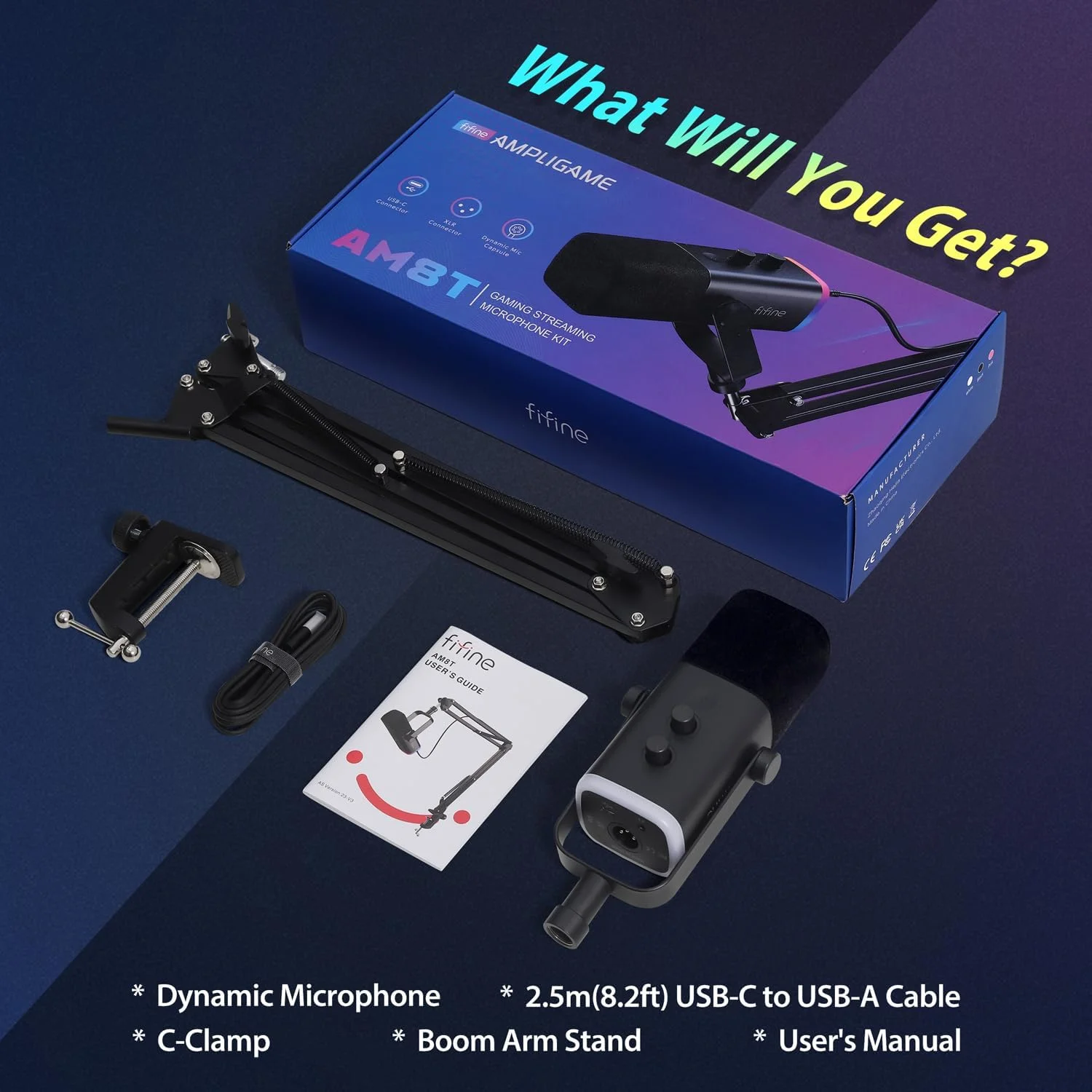میکروفون استریمینگ XLR FIFINE با بازویی برای استودیوی پادکست، میکروفون دینامیک USB گیمینگ PC با دکمه قطع صدا، برای PS4/5 Mac کارت صداهای میکسر میکروفون استریمینگ XLR FIFINE با بازویی برای استودیوی پادکست، میکروفون دینامیک USB گیمینگ PC با دکمه قطع صدا، برای PS4/5 Mac کارت صداهای میکسر