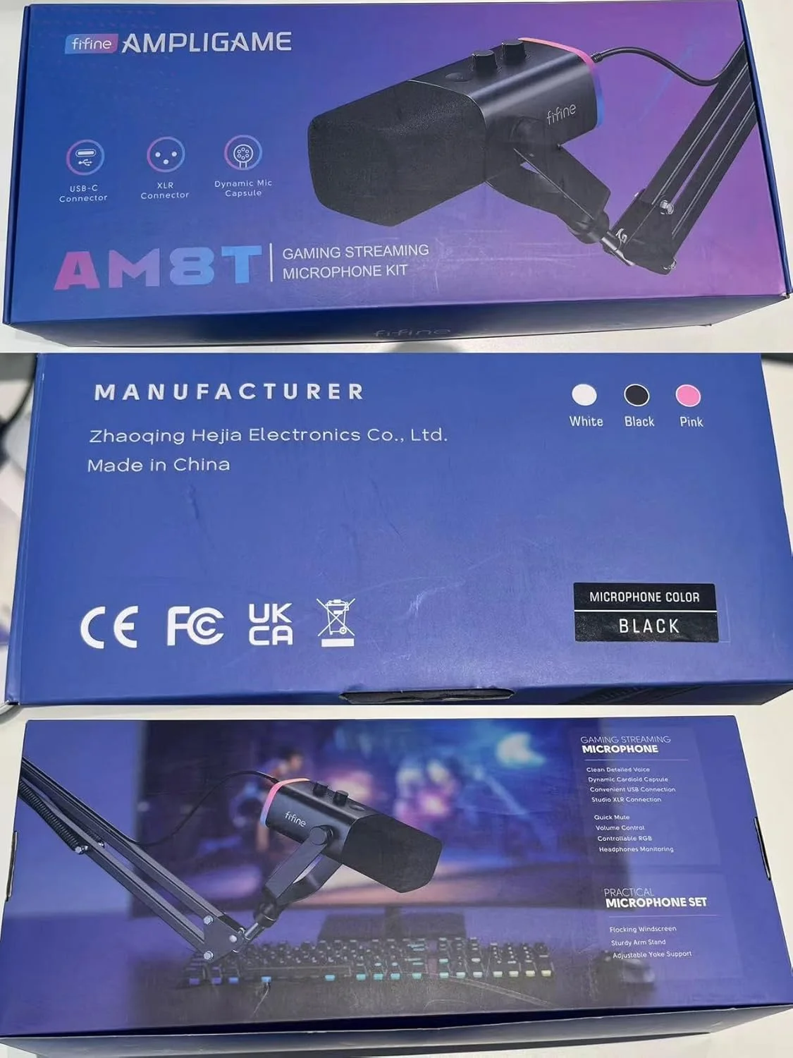 میکروفون استریمینگ XLR FIFINE با بازویی برای استودیوی پادکست، میکروفون دینامیک USB گیمینگ PC با دکمه قطع صدا، برای PS4/5 Mac کارت صداهای میکسر میکروفون استریمینگ XLR FIFINE با بازویی برای استودیوی پادکست، میکروفون دینامیک USB گیمینگ PC با دکمه قطع صدا، برای PS4/5 Mac کارت صداهای میکسر