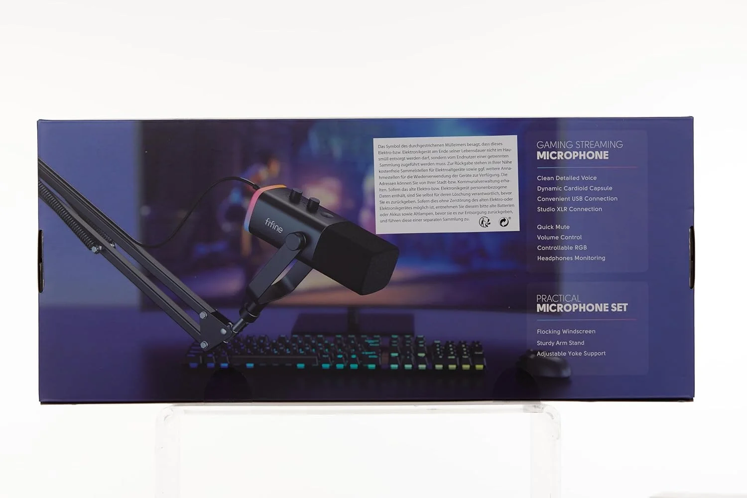 میکروفون استریمینگ XLR FIFINE با بازویی برای استودیوی پادکست، میکروفون دینامیک USB گیمینگ PC با دکمه قطع صدا، برای PS4/5 Mac کارت صداهای میکسر میکروفون استریمینگ XLR FIFINE با بازویی برای استودیوی پادکست، میکروفون دینامیک USB گیمینگ PC با دکمه قطع صدا، برای PS4/5 Mac کارت صداهای میکسر