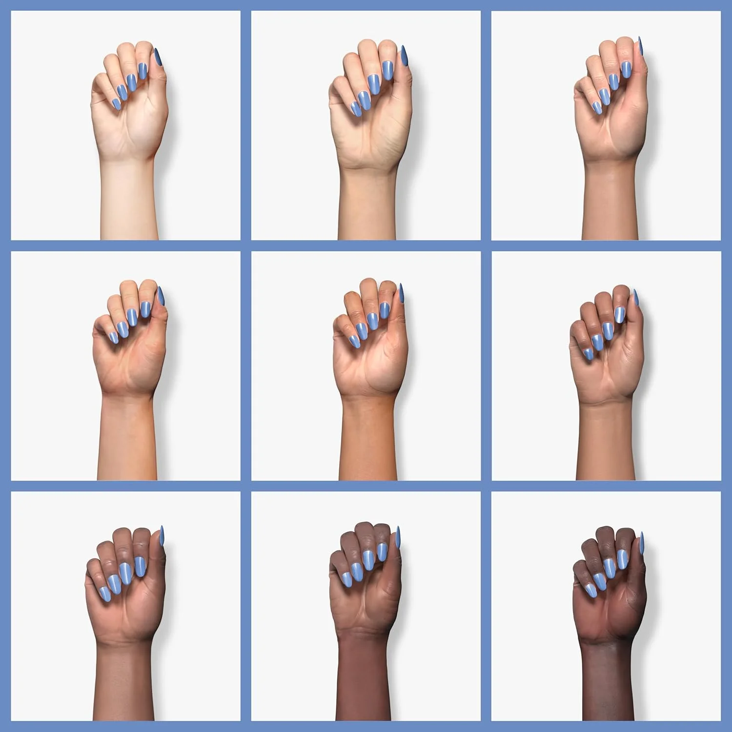 لاک ناخن با کیفیت سالنی اسی، 8-Free و وگان، آبی پریوینکل، You Do Blue، 13.5 میلی لیتر