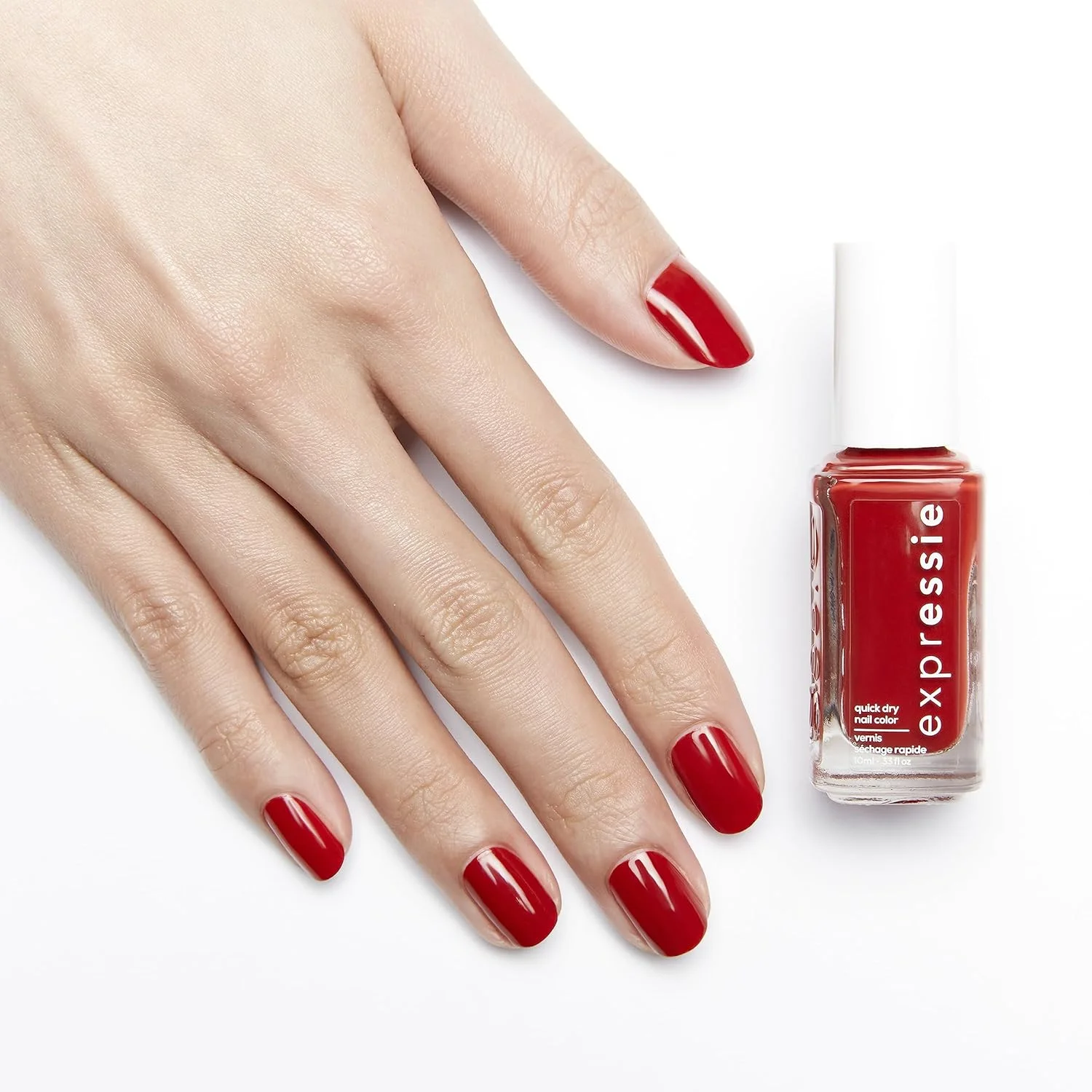 لاک ناخن خشک‌شونده سریع Essie، رنگ قرمز Seize The Minute، 10 میلی‌لیتر