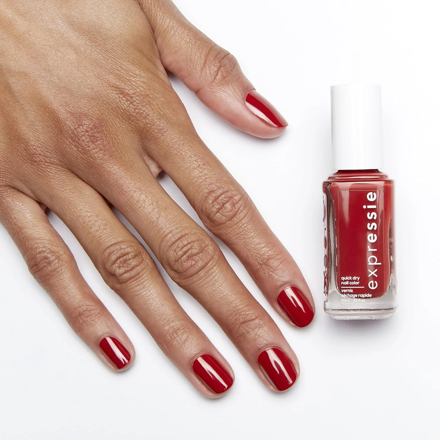 لاک ناخن خشک‌شونده سریع Essie، رنگ قرمز Seize The Minute، 10 میلی‌لیتر