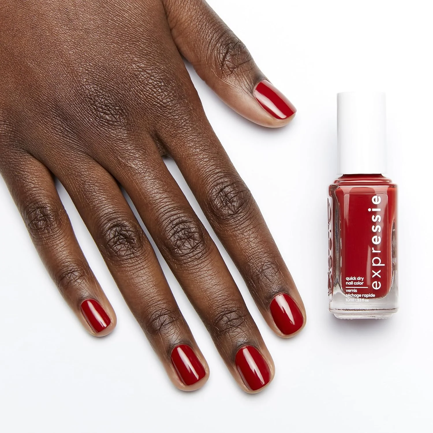لاک ناخن خشک‌شونده سریع Essie، رنگ قرمز Seize The Minute، 10 میلی‌لیتر