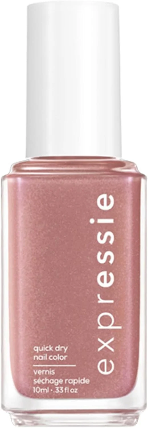لاک ناخن سریع خشک شو Essie expressie، وگان 8-Free، صورتی کالباسی، Checked In، 9.8 میلی لیتر