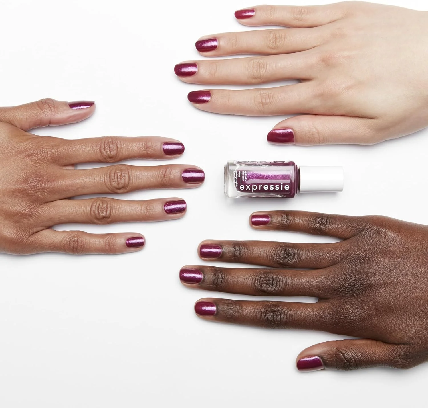لاک ناخن سریع خشک شونده Essie expressie، وگان و فاقد 8 ماده مضر، صورتی ماژنتا، Mic Drop-It-Low، 9.8 میلی لیتر