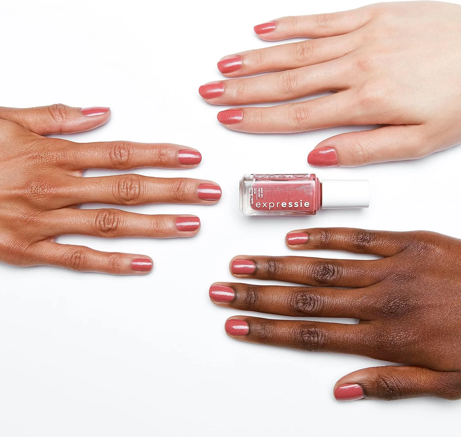 لاک ناخن سریع خشک شونده Essie Expressie، Trend & Snap، صورتی، 10 میلی لیتر