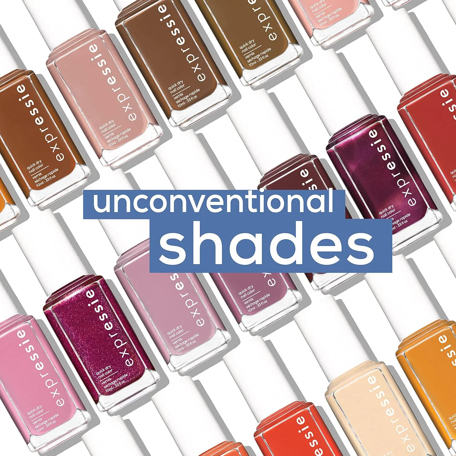 لاک ناخن سریع خشک شونده Essie expressie، وگان، بدون 8 ماده مضر، بژ روشن، Buns Up، 9.8 میلی لیتر