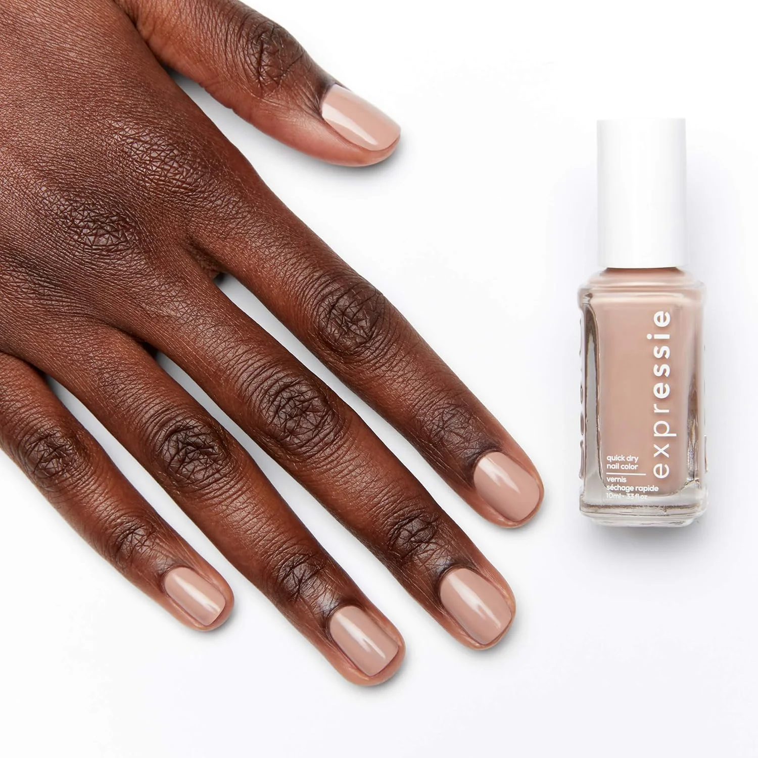 لاک ناخن سریع خشک شونده Essie expressie، وگان، بدون 8 ماده مضر، بژ روشن، Buns Up، 9.8 میلی لیتر