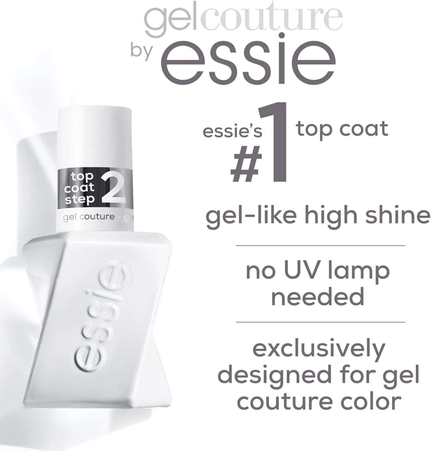 لاک تاپ کت ژل کوتور Essie با روکش پلاتینیوم، تاپ کت ژل کوتور، 13.5 میلی لیتر لاک تاپ کت ژل کوتور Essie با روکش پلاتینیوم، تاپ کت ژل کوتور، 13.5 میلی لیتر