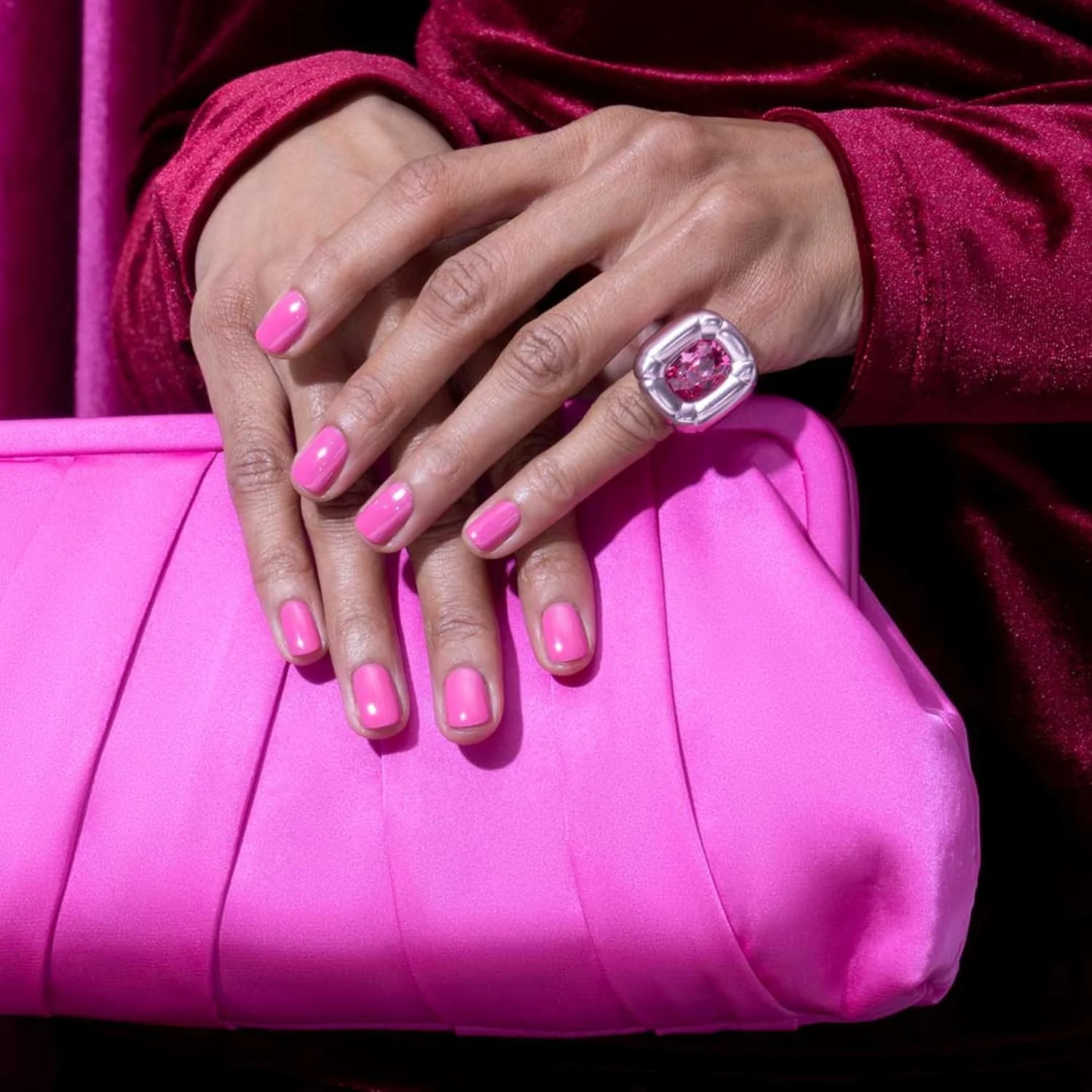 لاک ناخن ژلی کوتور اسسی، ماندگاری طولانی، وگان، Be Dazzled، صورتی، Pinky، 13.5 میلی لیتر