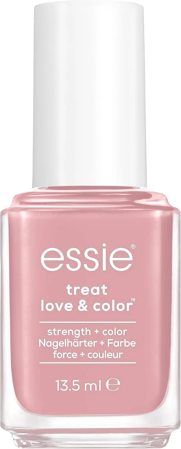 لاک ناخن تقویت کننده و رنگی Essie Treat Love & Color، قابل تنفس، سبک وزن، رنگ برهنه، تقویت کننده ناخن، 13.5 میلی لیتر