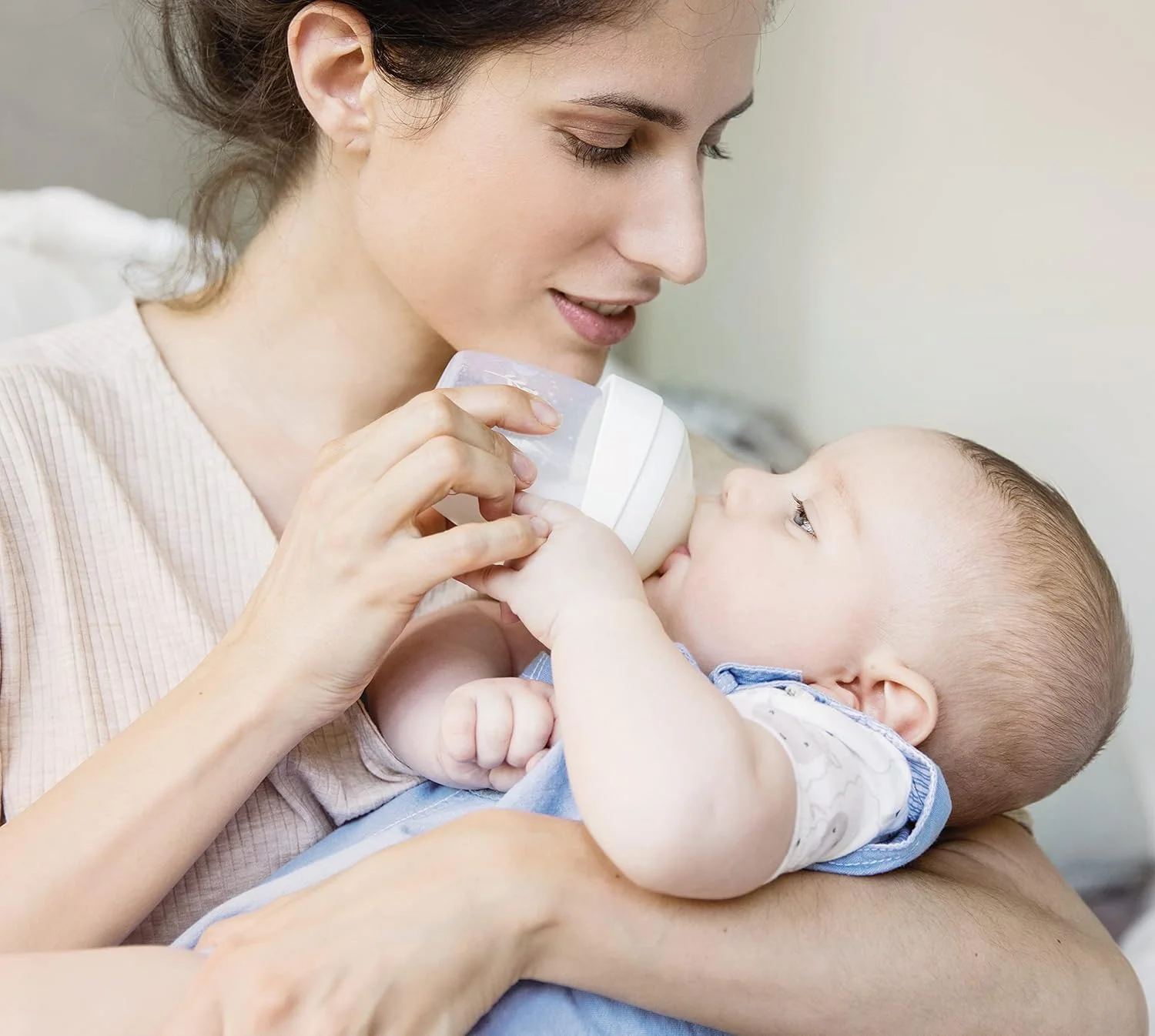 شیشه شیر نوزاد نیپ با پشتیبانی لب فوق العاده پهن برای نوزادان، شیشه شیر - 150 میلی لیتر، بدون BPA، سرشیشه سیلیکونی نرم با جریان آهسته شبیه سینه مادر، ضد کولیک دوگانه، شیشه شیر بادوام، شیشه خرچنگ، ساخت آلمان شیشه شیر نوزاد نیپ با پشتیبانی لب فوق العاده پهن برای نوزادان، شیشه شیر - 150 میلی لیتر، بدون BPA، سرشیشه سیلیکونی نرم با جریان آهسته شبیه سینه مادر، ضد کولیک دوگانه، شیشه شیر بادوام، شیشه خرچنگ، ساخت آلمان