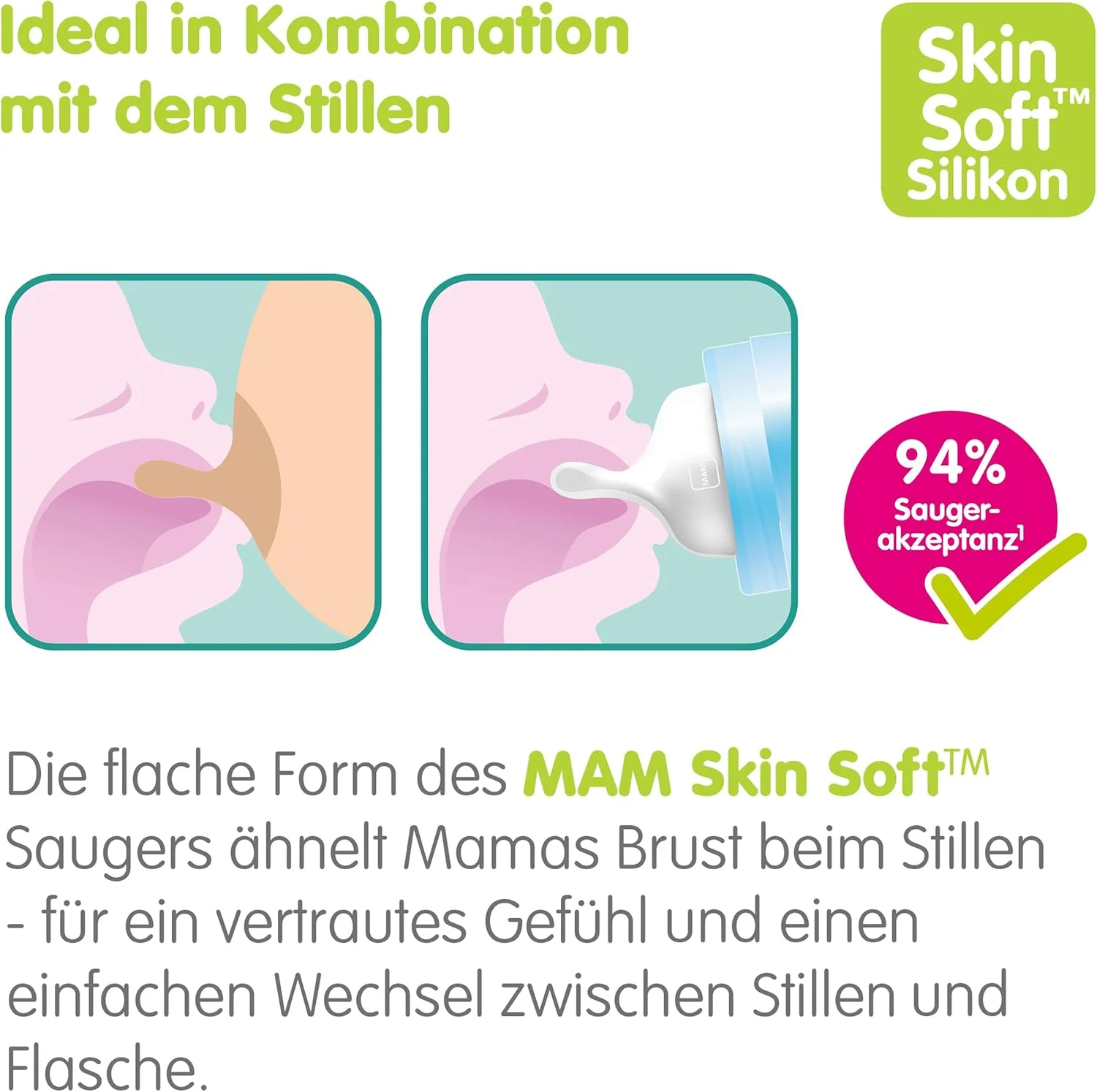 شیشه شیر پیرکس نوزاد مام مدل Feel Good (170 میلی لیتر)، شیشه شیر با دهانه عریض، شیشه شیر بادوام با سرشیشه سایز 1، از بدو تولد، طرح خرس/جوجه تیغی شیشه شیر پیرکس نوزاد مام مدل Feel Good (170 میلی لیتر)، شیشه شیر با دهانه عریض، شیشه شیر بادوام با سرشیشه سایز 1، از بدو تولد، طرح خرس/جوجه تیغی