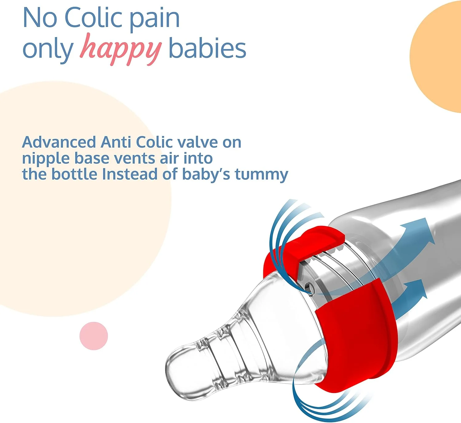 شیشه شیر ضد نفخ نوزاد Luv Lap با گردن باریک، 125 میلی لیتر، بسته 2 عددی شیشه شیر ضد نفخ نوزاد Luv Lap با گردن باریک، 125 میلی لیتر، بسته 2 عددی