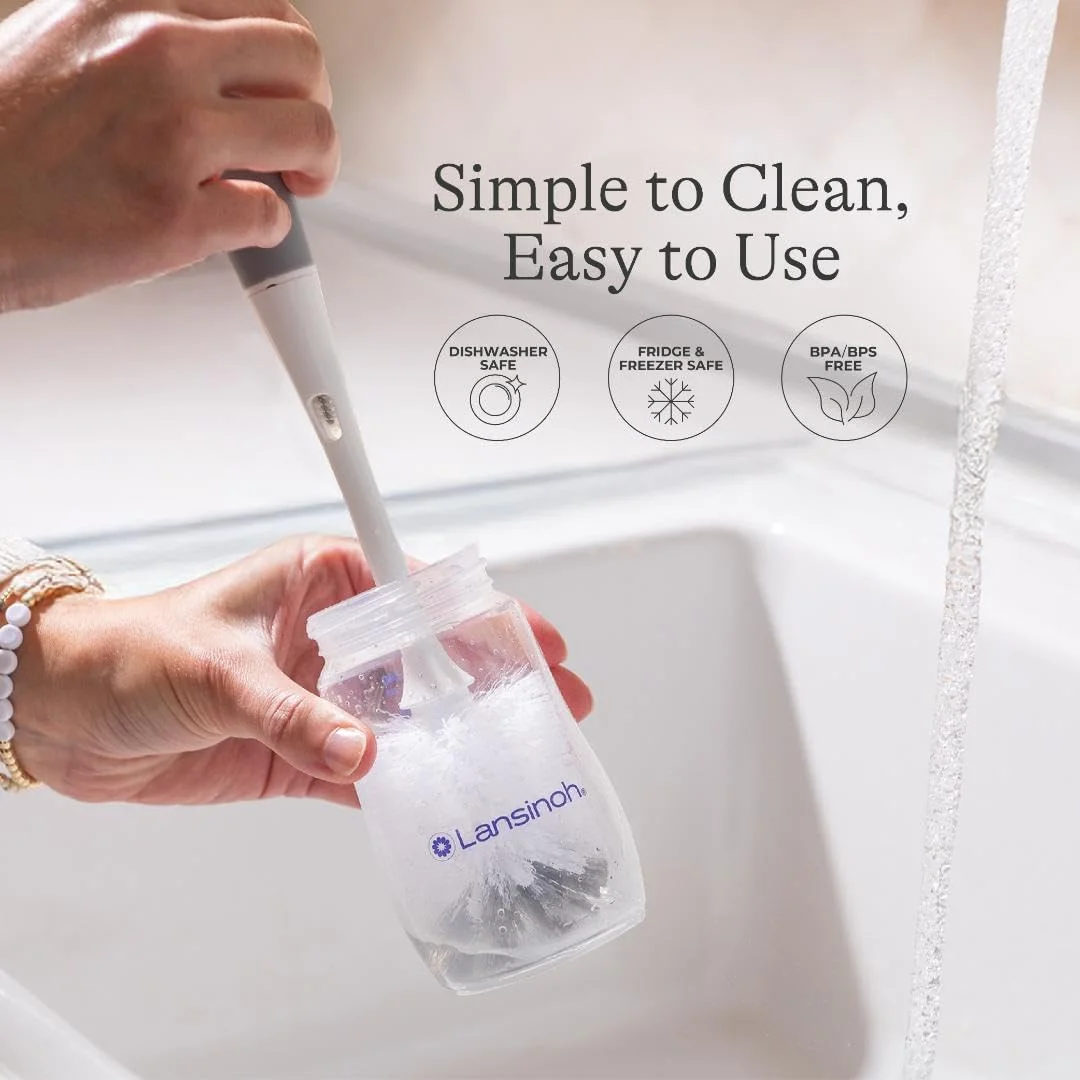 شیشه شیر کودک لانسینو برای نوزادان شیرخوار، 240 میلی لیتر، 3 عدد، شامل 3 سرشیشه با جریان متوسط (سایز 3M) شیشه شیر کودک لانسینو برای نوزادان شیرخوار، 240 میلی لیتر، 3 عدد، شامل 3 سرشیشه با جریان متوسط (سایز 3M)