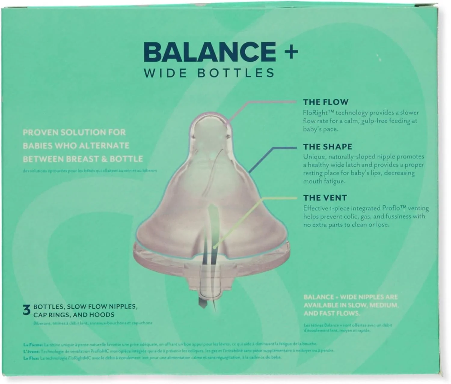 بطری های گردن پهن Evenflo Balance Plus بسته 3 عددی - سفید، تک سایز بطری های گردن پهن Evenflo Balance Plus بسته 3 عددی - سفید، تک سایز