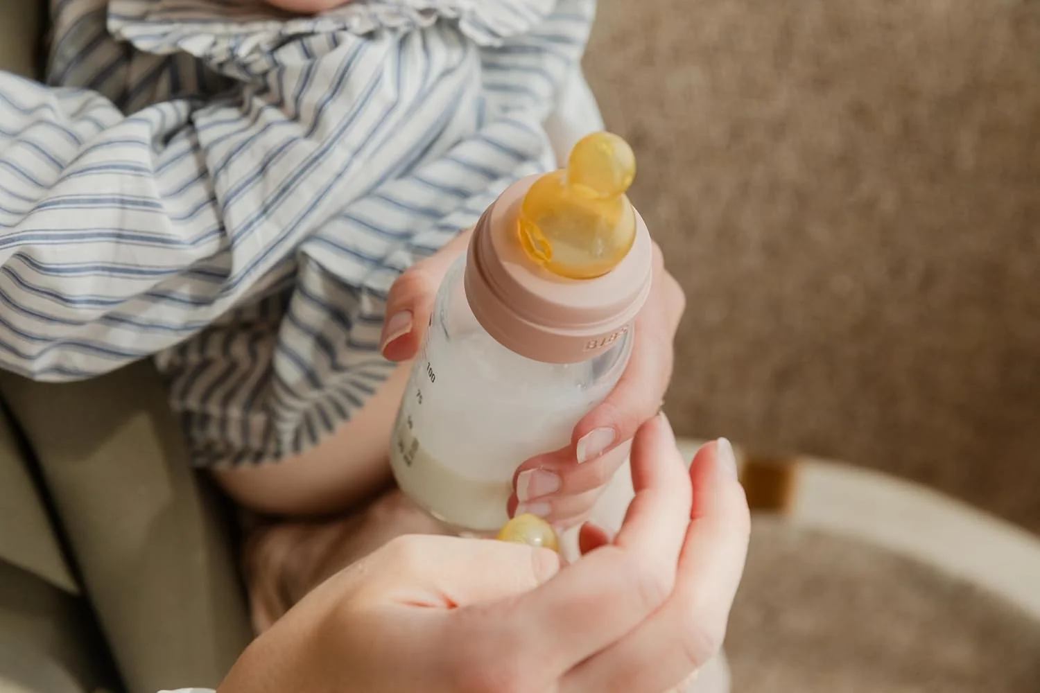 شیشه شیر کودک BIBS 150 میلی لیتر سرشیشه لاستیک طبیعی - ست شیشه شیر ضد نفخ فاقد BPA ضد نفخ جریان آهسته سبک و آسان برای تمیز کردن مناسب برای نوزادان از 0 سال - Blush شیشه شیر کودک BIBS 150 میلی لیتر سرشیشه لاستیک طبیعی - ست شیشه شیر ضد نفخ فاقد BPA ضد نفخ جریان آهسته سبک و آسان برای تمیز کردن مناسب برای نوزادان از 0 سال - Blush