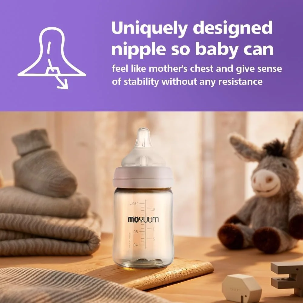 شیشه شیر کودک همه کاره Moyuum PPSU، شیشه شیر 270 میلی لیتری برای نوزادان شیرخوار با سرشیشه، ضد نفخ، دهانه پهن، پایه ثابت ضد لغزش، شیشه شیر طبیعی با تمیز کردن آسان، نسخه Dear Dear، صورتی مرجانی شیشه شیر کودک همه کاره Moyuum PPSU، شیشه شیر 270 میلی لیتری برای نوزادان شیرخوار با سرشیشه، ضد نفخ، دهانه پهن، پایه ثابت ضد لغزش، شیشه شیر طبیعی با تمیز کردن آسان، نسخه Dear Dear، صورتی مرجانی