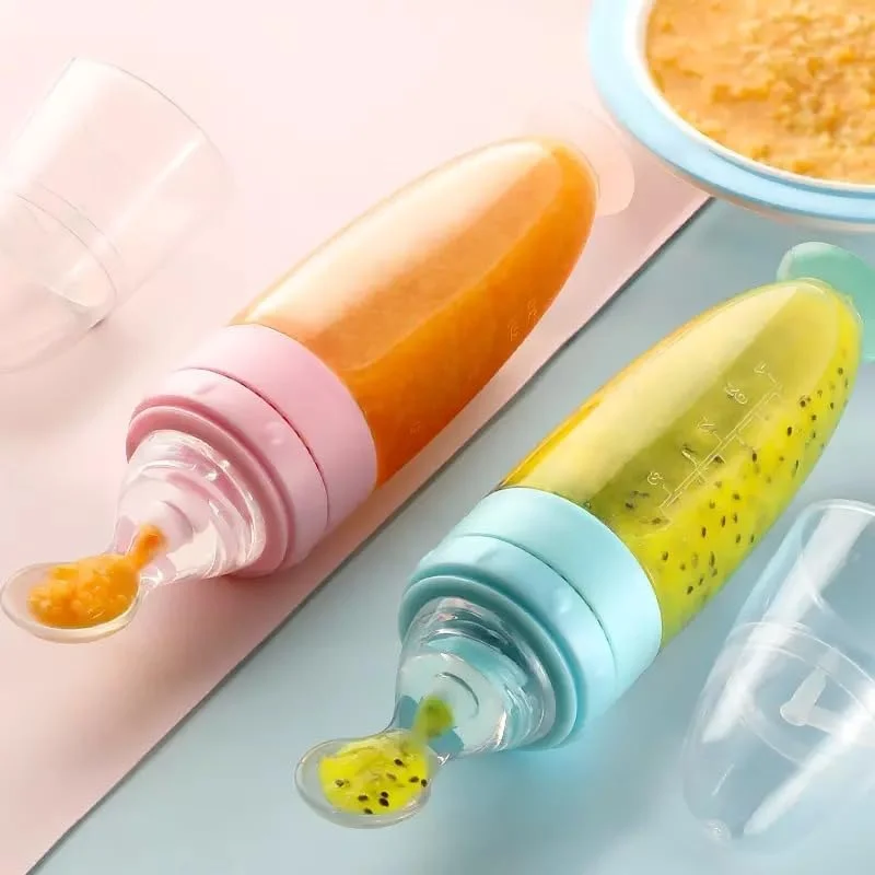 شیشه شیر سیلیکونی نوزاد BABYTOT با قاشق برای نوزاد | شیشه شیر فشاری بدون BPA با نوک قطره چکانی | قاشق سیلیکونی نرم برای غذای کودک و دارو | تمیز کردن آسان | 0-4 سال (صورتی) شیشه شیر سیلیکونی نوزاد BABYTOT با قاشق برای نوزاد | شیشه شیر فشاری بدون BPA با نوک قطره چکانی | قاشق سیلیکونی نرم برای غذای کودک و دارو | تمیز کردن آسان | 0-4 سال (صورتی)